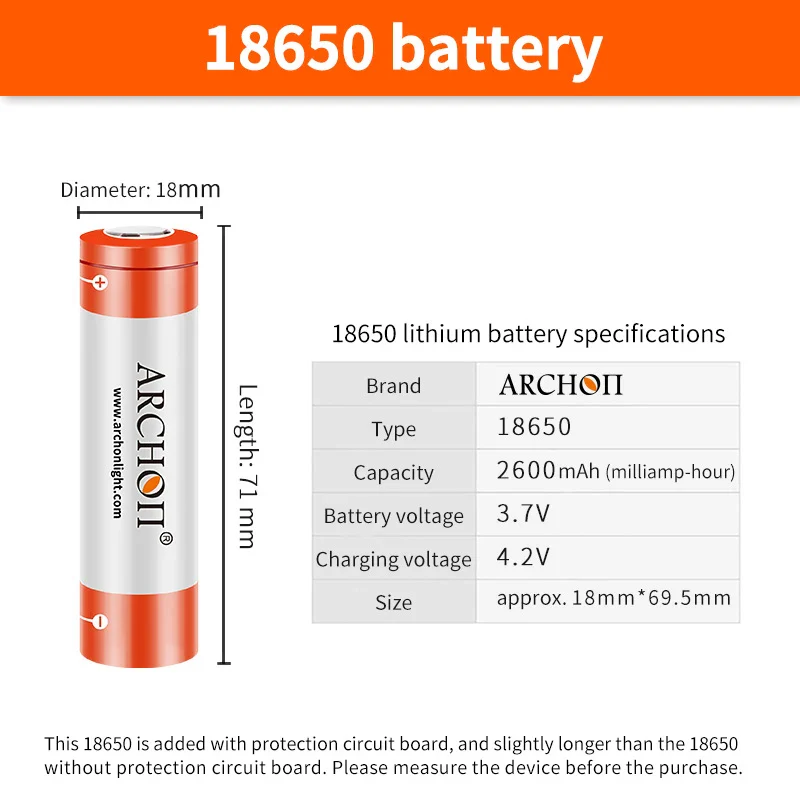 ARCHON D11V II warm white HD diving video lights