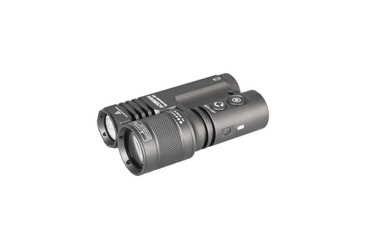 Acebeam Terminator M1 Dual Head LED & LEP Zoomable Flashlight