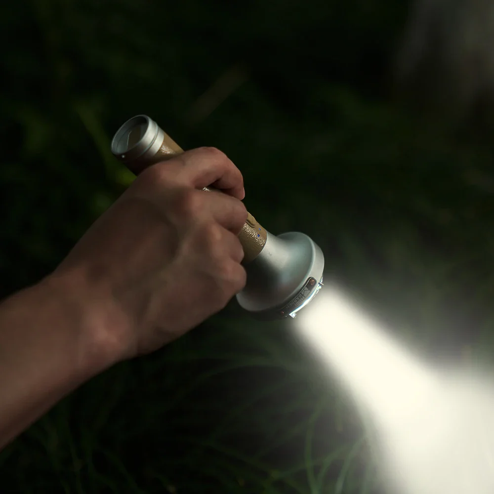 MOBI GARDEN Telescopic infinite zoom Retro Aesthetic Camping Flashlight