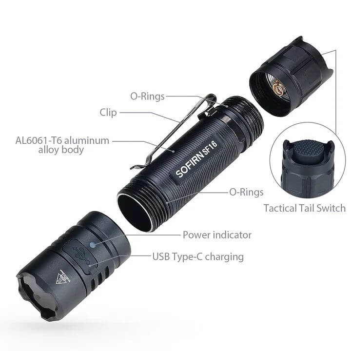 Sofirn SF16 UV Flashlight
