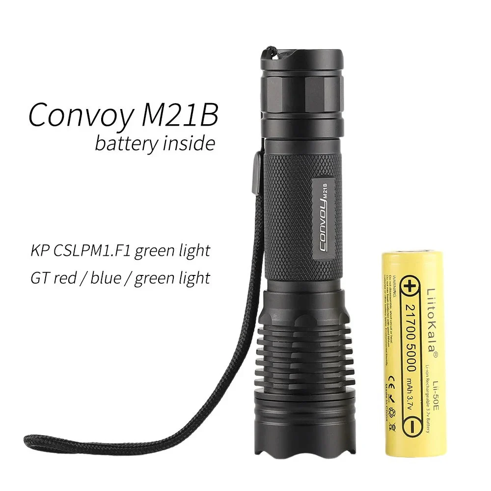Convoy M21B Multicolor Option 21700 Flashlight