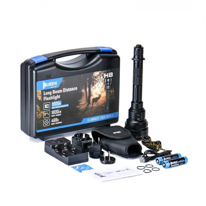 WUBEN H8 Long Beam Distance & Range Flashlight