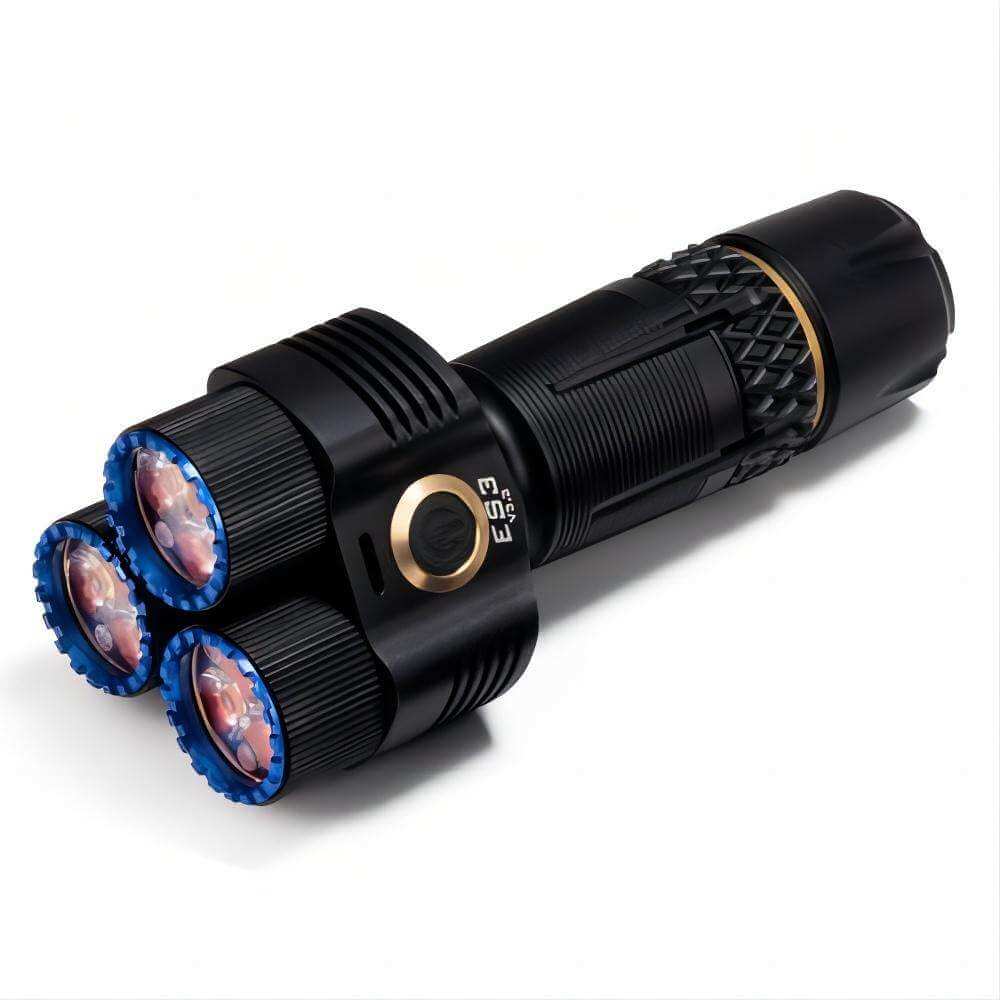 Niwalker ES3 Triple Heads Monster Multipurpose flashlight