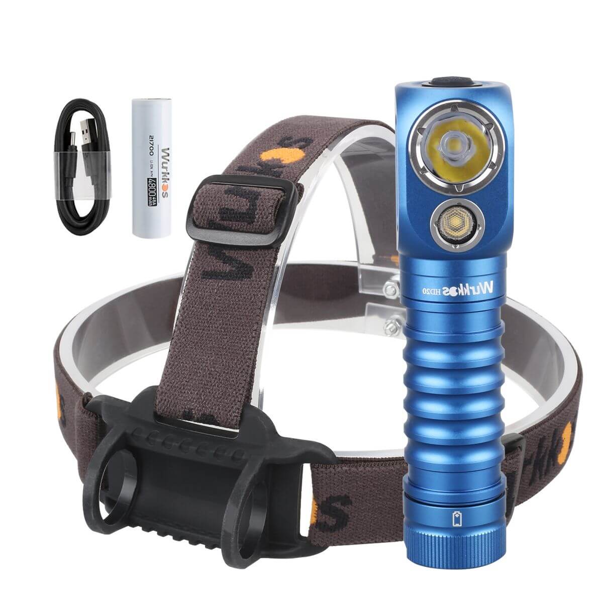 Wurkkos HD20 USB C Rechargeable Headlamp
