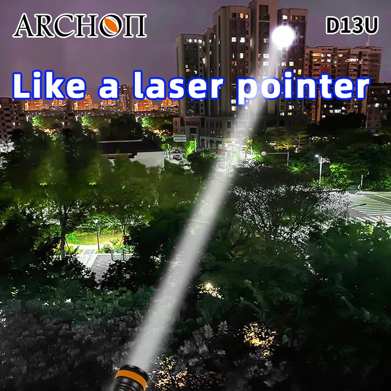 ARCHON D13U zoomable diving flashlight