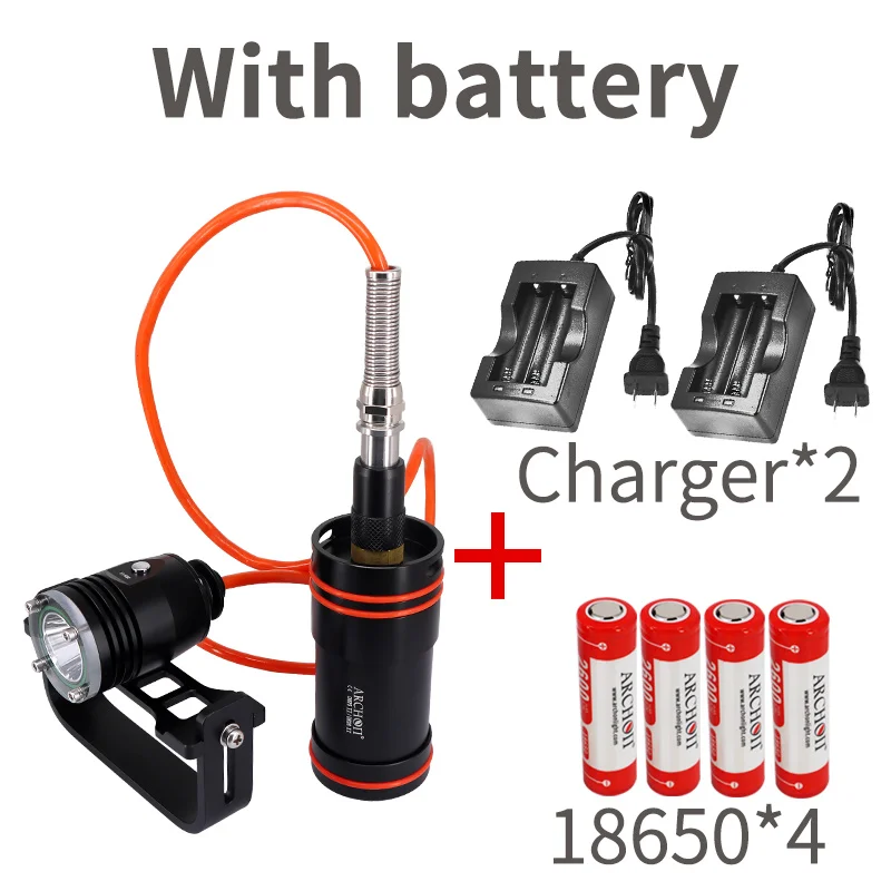 ARCHON DH26 II Split handheld HD video diving light