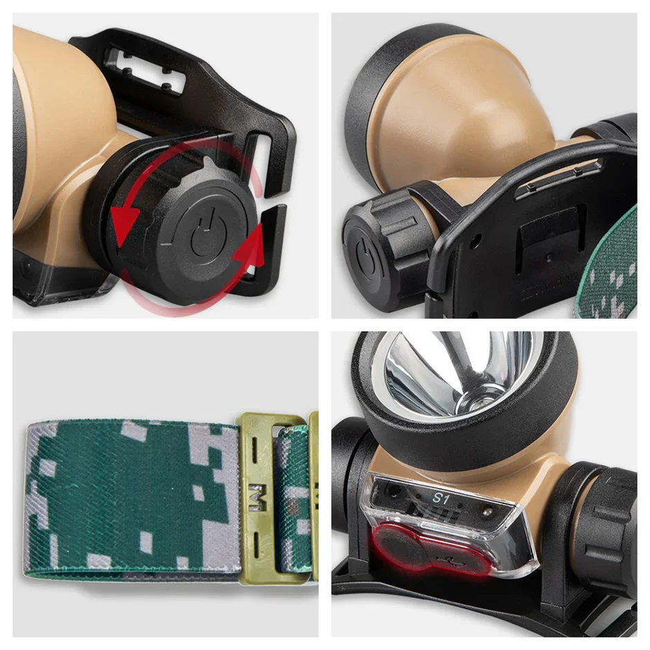 Sunrei Poseidon S1 Rechargeable Headlamp