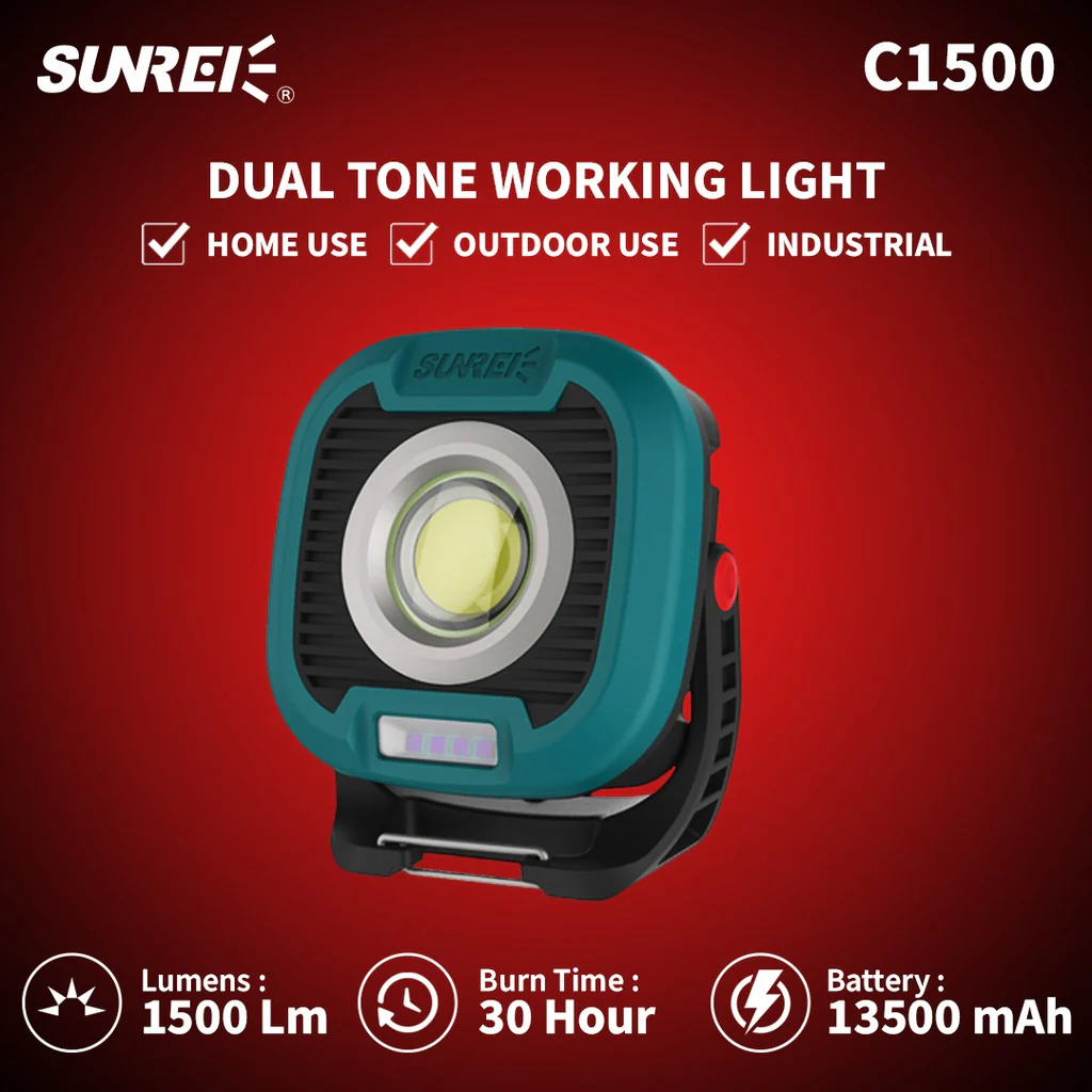 Sunrei C1500 Emergency Lamp Dual Tone Light