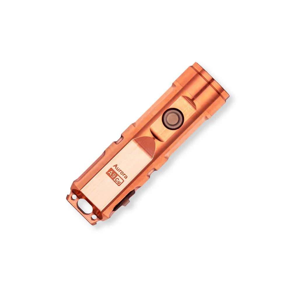 RovyVon Aurora A9 Copper LED Keychain Flashlight