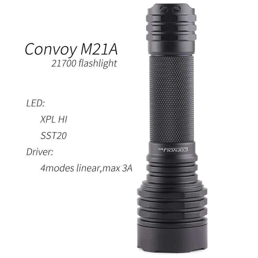 Convoy M21A SST20 / XPL HI 21700 Flashlight
