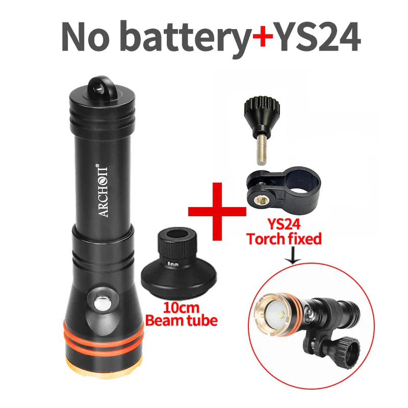 ARCHON D11V II warm white HD diving video lights