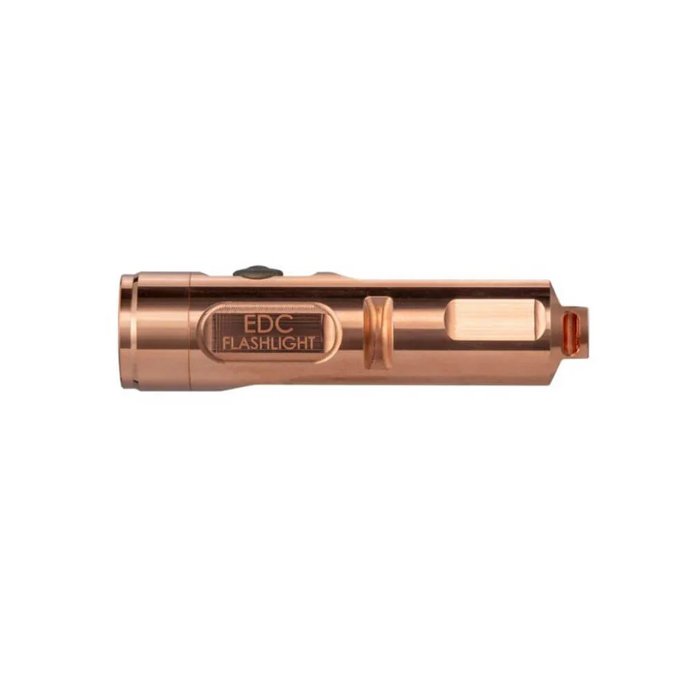 RovyVon Aurora A9 Copper LED Keychain Flashlight