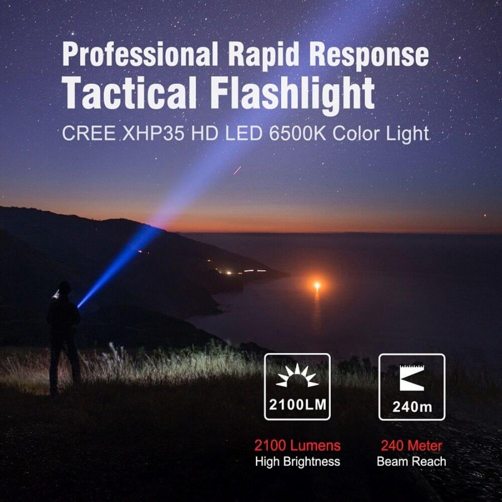 KLARUS XT2CR Pro Tactical Flashlight
