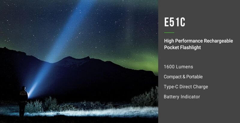 Nextorch E51C Rechargeable Pocket Flashlight