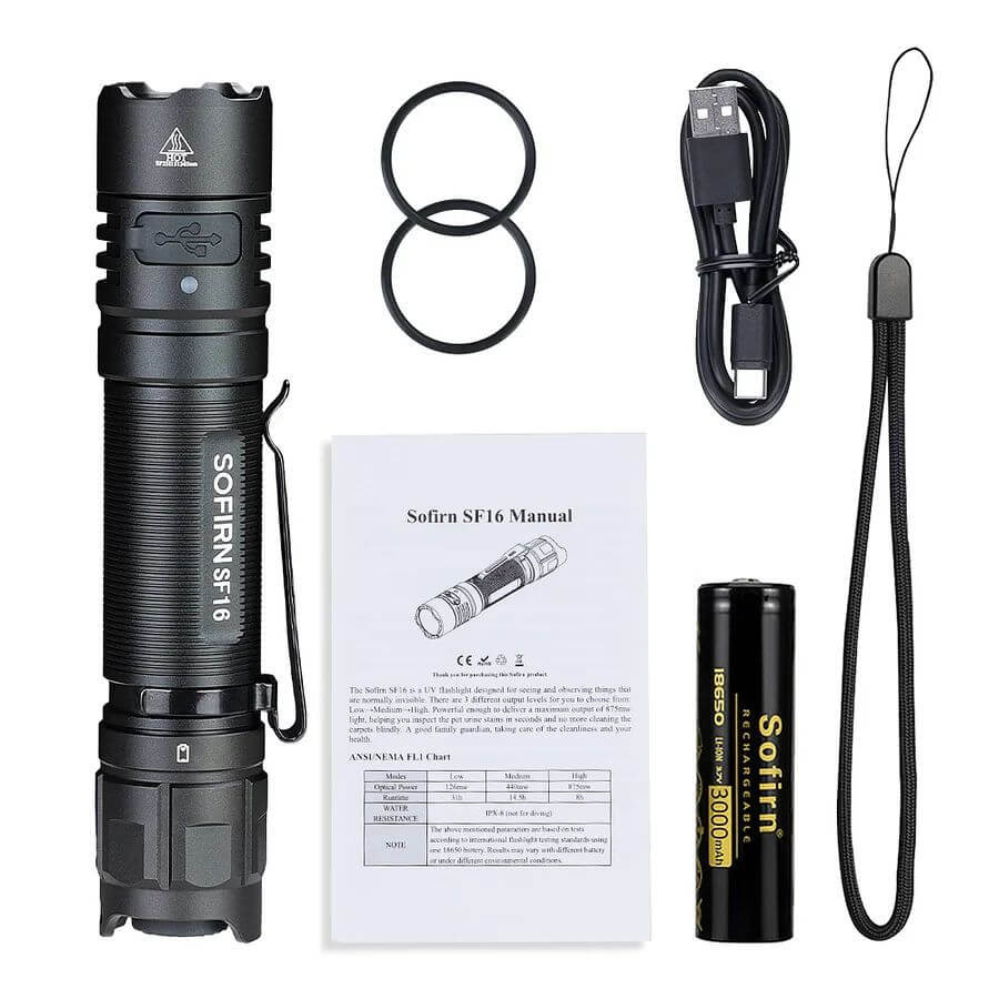 Sofirn SF16 UV Flashlight