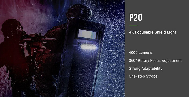 Nextorch P20 4K Focusable Shield Light