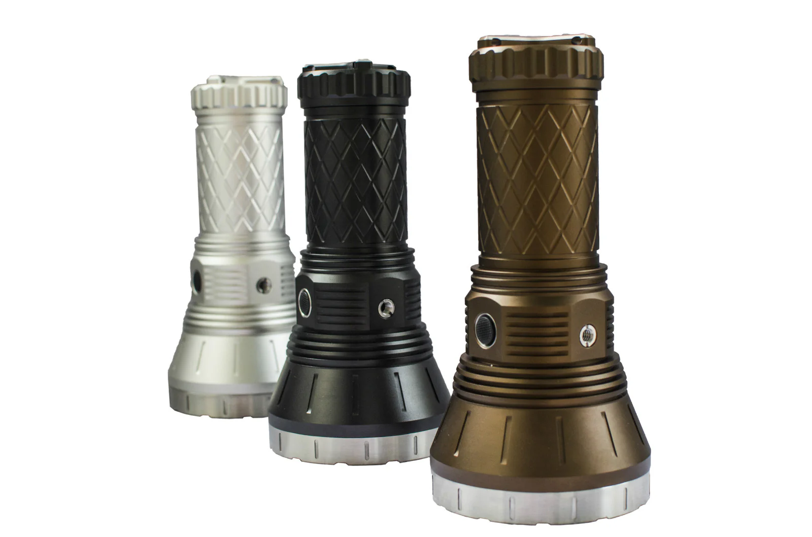 Haikelite HK90 3*Luminus SBT90 18000 Lumens Powerful Flashlight