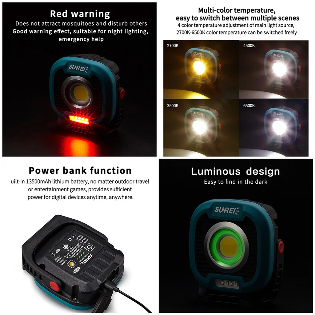 Sunrei C1500 Emergency Lamp Dual Tone Light