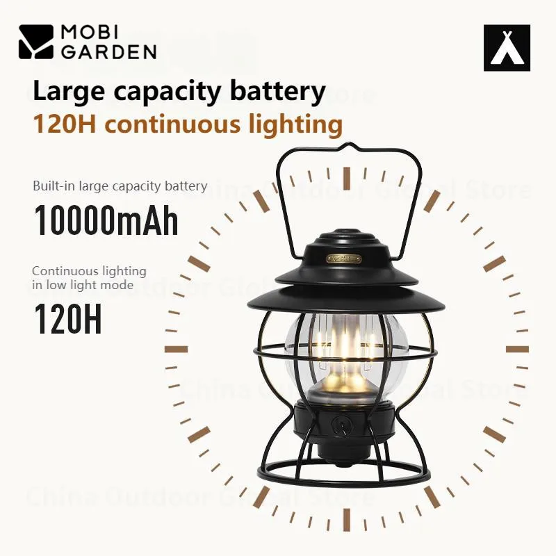 MOBI GARDEN Star Wish-Retro Portable Lanterns