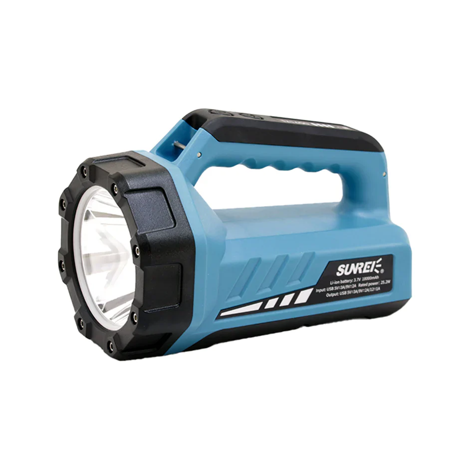 Sunrei Tz1600 Lampu Emergency Power Bank Flashlight