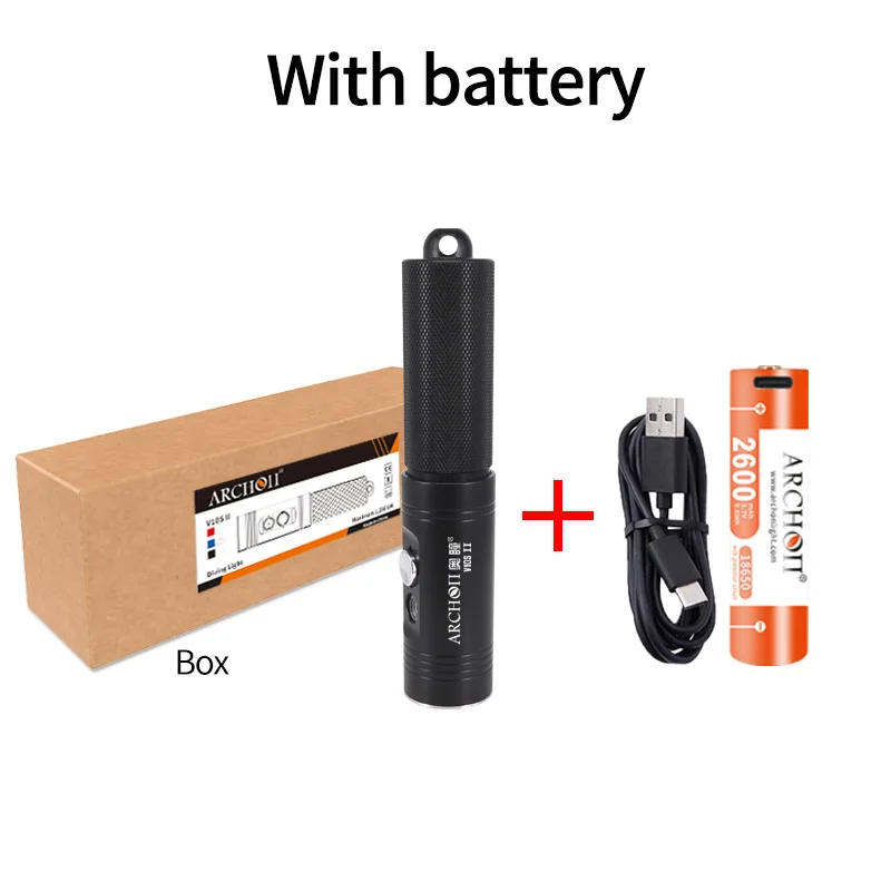 ARCHON V10S II CREE LED HD video photoraphy dive diving lights