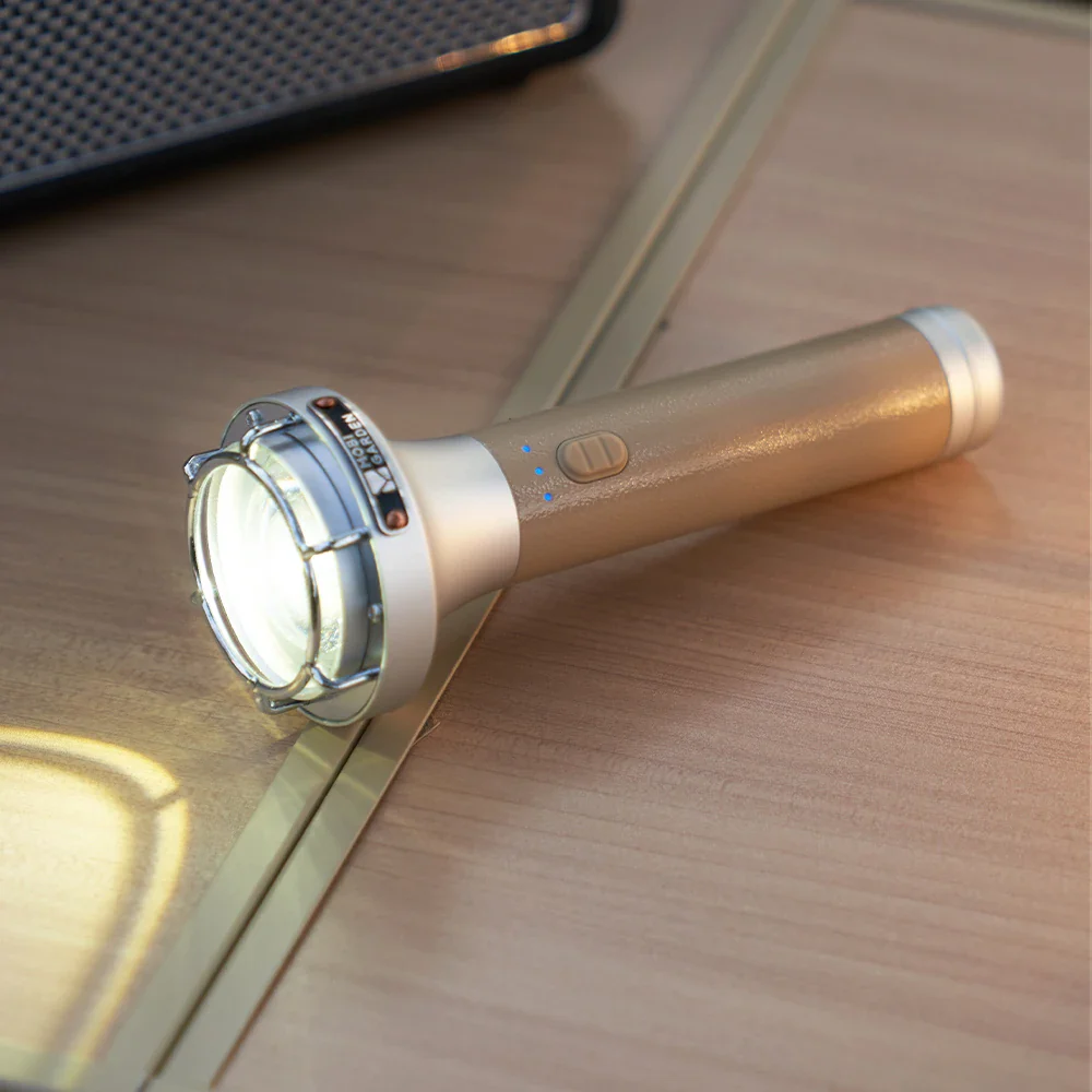 MOBI GARDEN Telescopic infinite zoom Retro Aesthetic Camping Flashlight