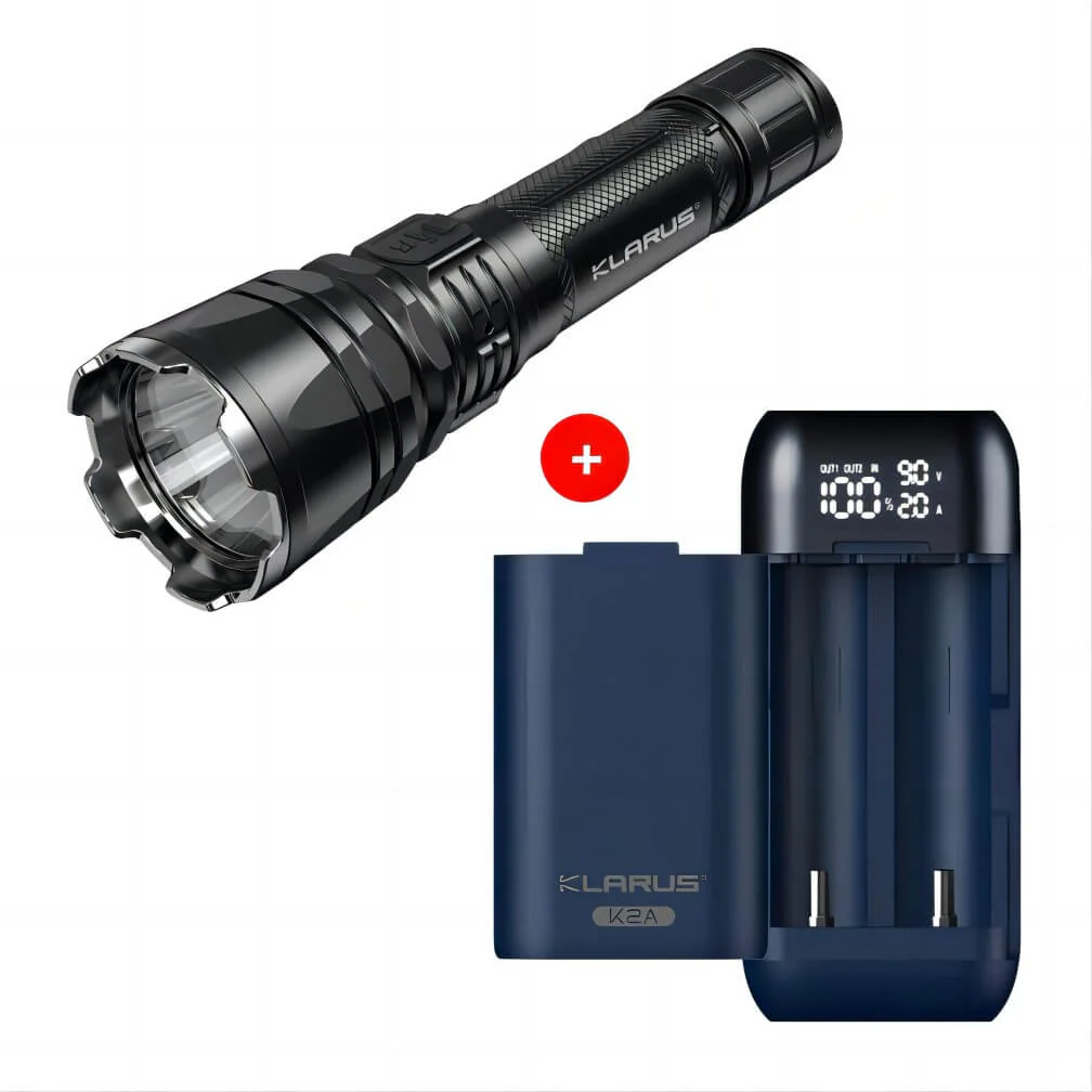 Klarus XT12GT PRO 1600 Lumens Long Throw Tactical Flashlight