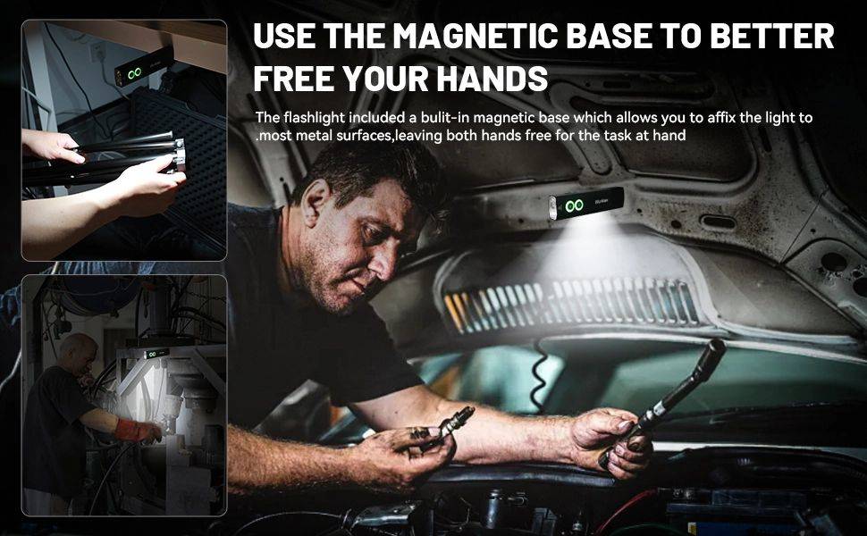 Wurkkos HD01 Rechargeable 1200LM EDC Flashlight with Side RGB Light