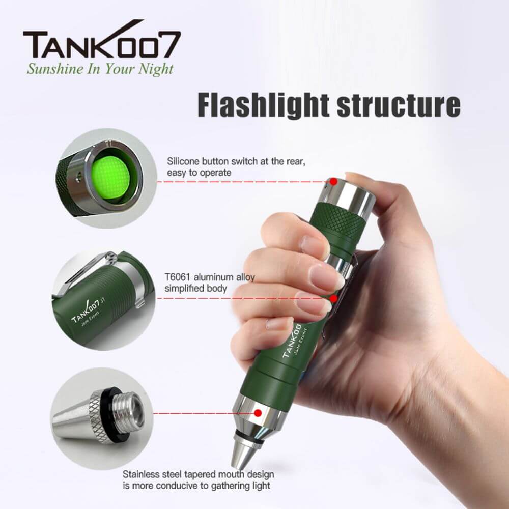 Tank007 J7 Jade Jewelry Identification Penlight