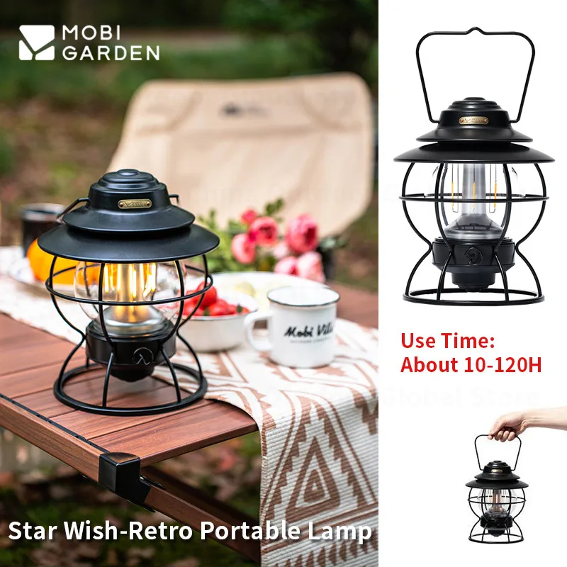 MOBI GARDEN Star Wish-Retro Portable Lanterns