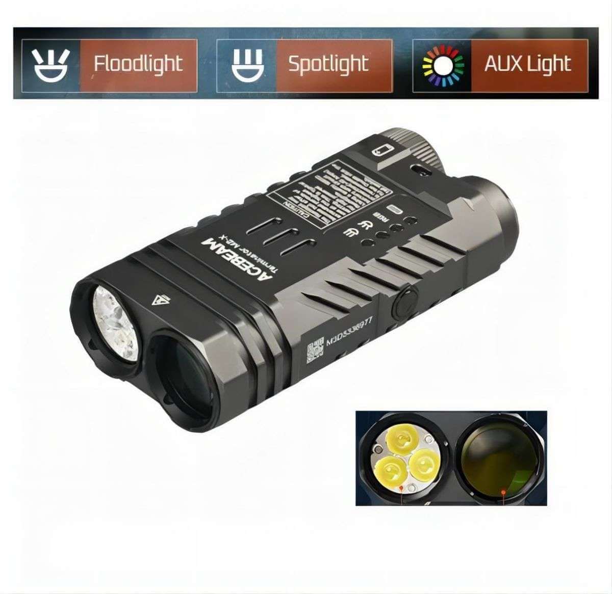 Acebeam Terminator M2-X Multilight Source EDC Flashlight