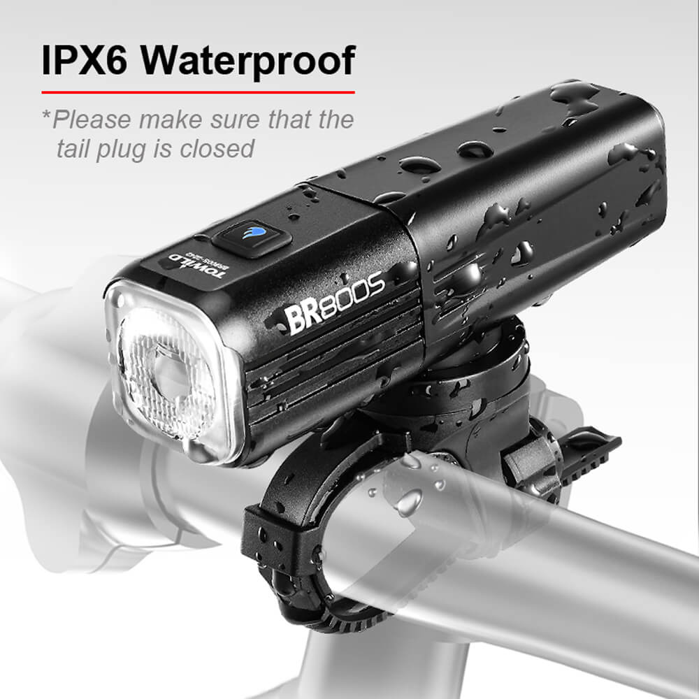 Towild BR800S Smart Bike Light With Replaceable Battery