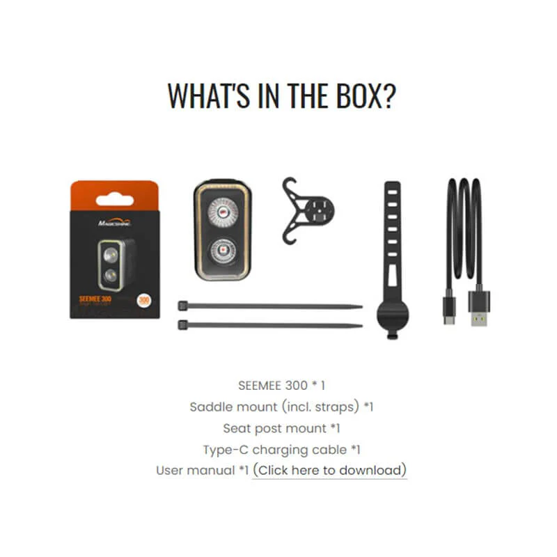 Magicshine SEEMEE 300 Smart Bike Tail Light