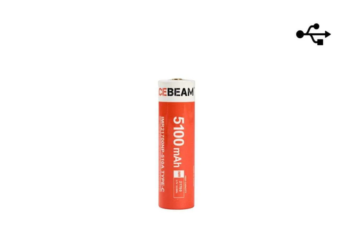 ACEBEAM 21700 Li-ion USB-C Rechargeable Battery 5100mAh