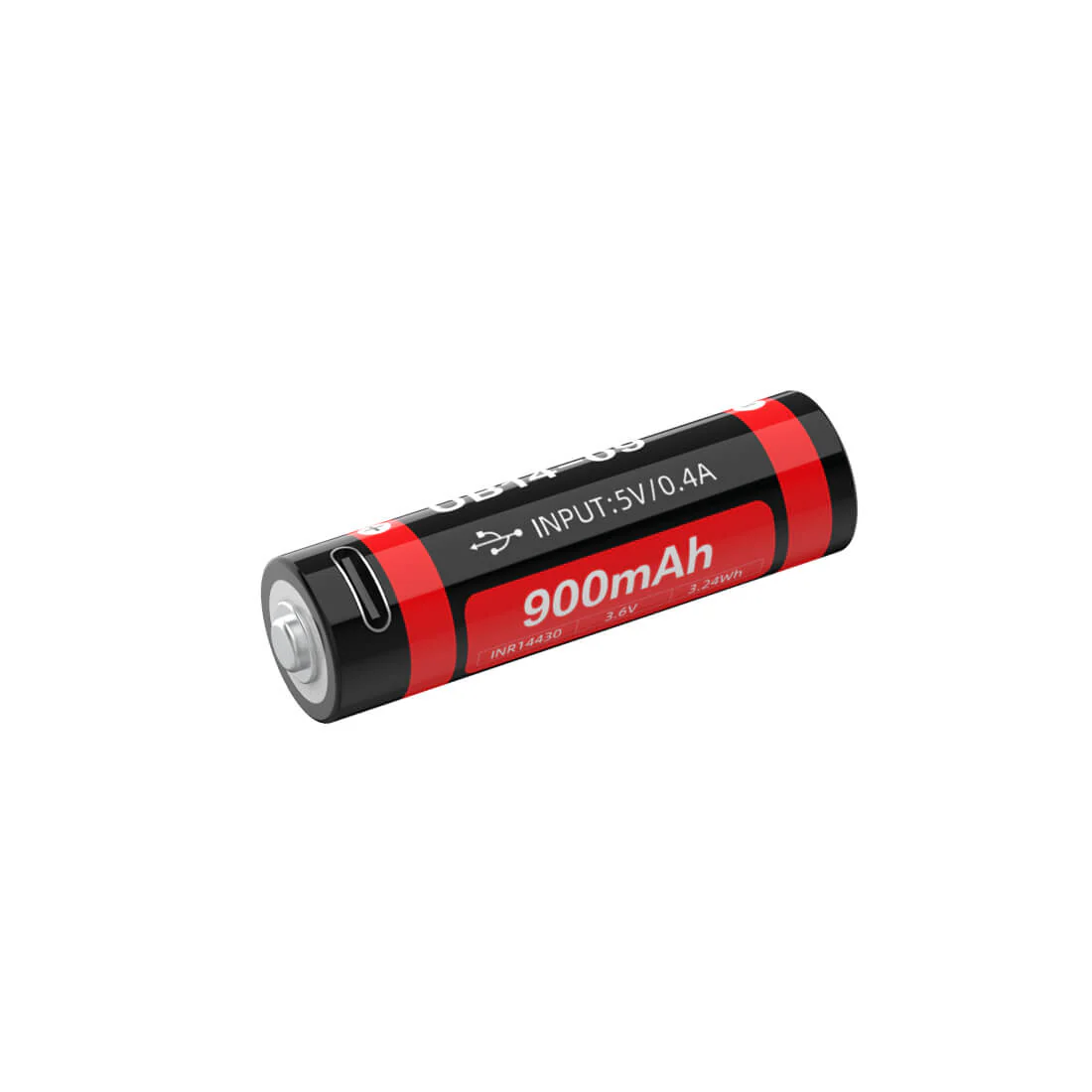 Weltool UB14-09 Type-C USB rechargeable 14500 Li-ion battery