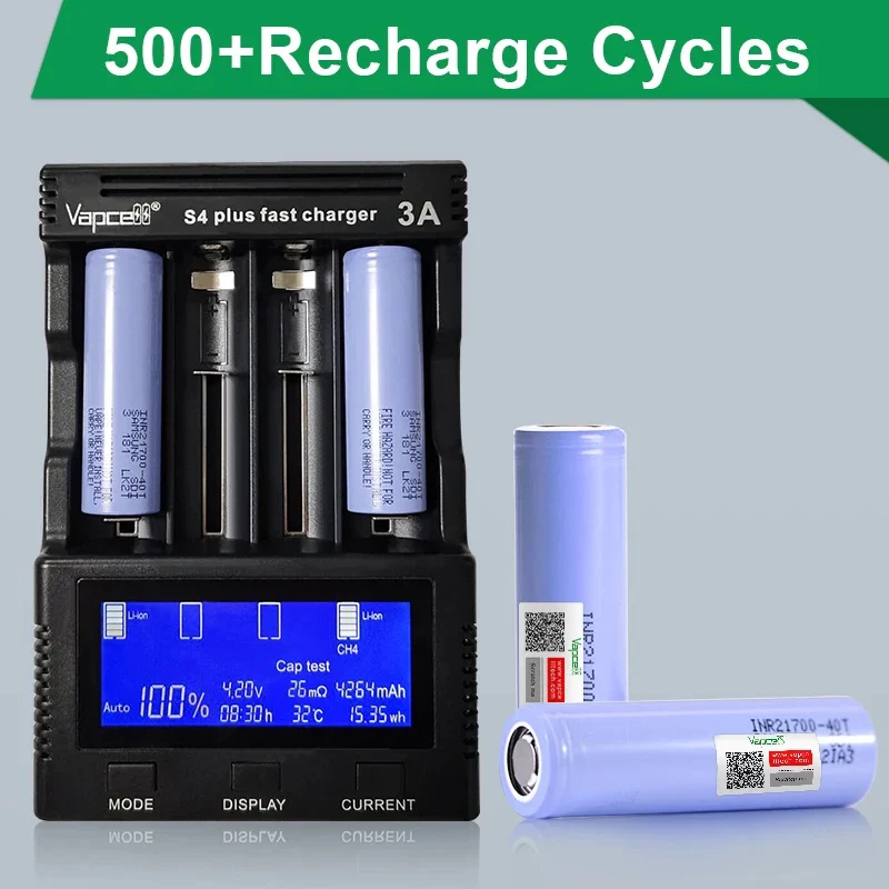 Vapcell INR21700 4000mah Li ion Battery