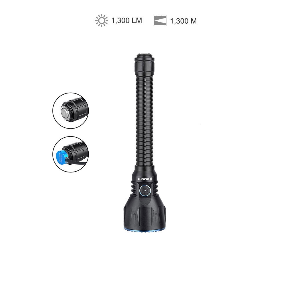 OLIGHT Javelot Turbo ultra long-range 1300 meters, concentrated light, direct charge, long battery life outdoor flashlight