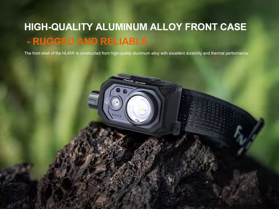 Fenix HL45R Focusing Induction Headlamp - Rechargeable - 1000 Lumen