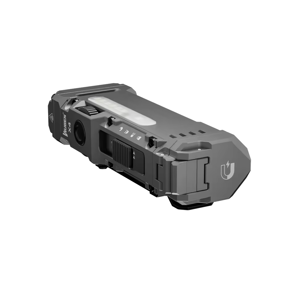 WUBEN X4 EDC Flashlight Max 1500Lumens USB-C Rechargeable With 3400mAh Battery CompacT-Sized Protabled Keychian Light