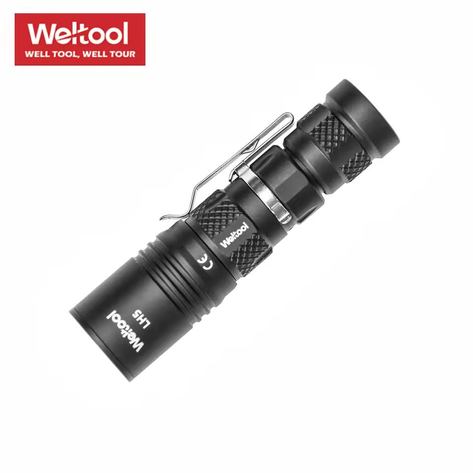 Weltool T13G 95 Display with 4000K Color Temperature EDC Flashlight-18350 Lithium Battery Powered Portable Flashlight (640 Lumin
