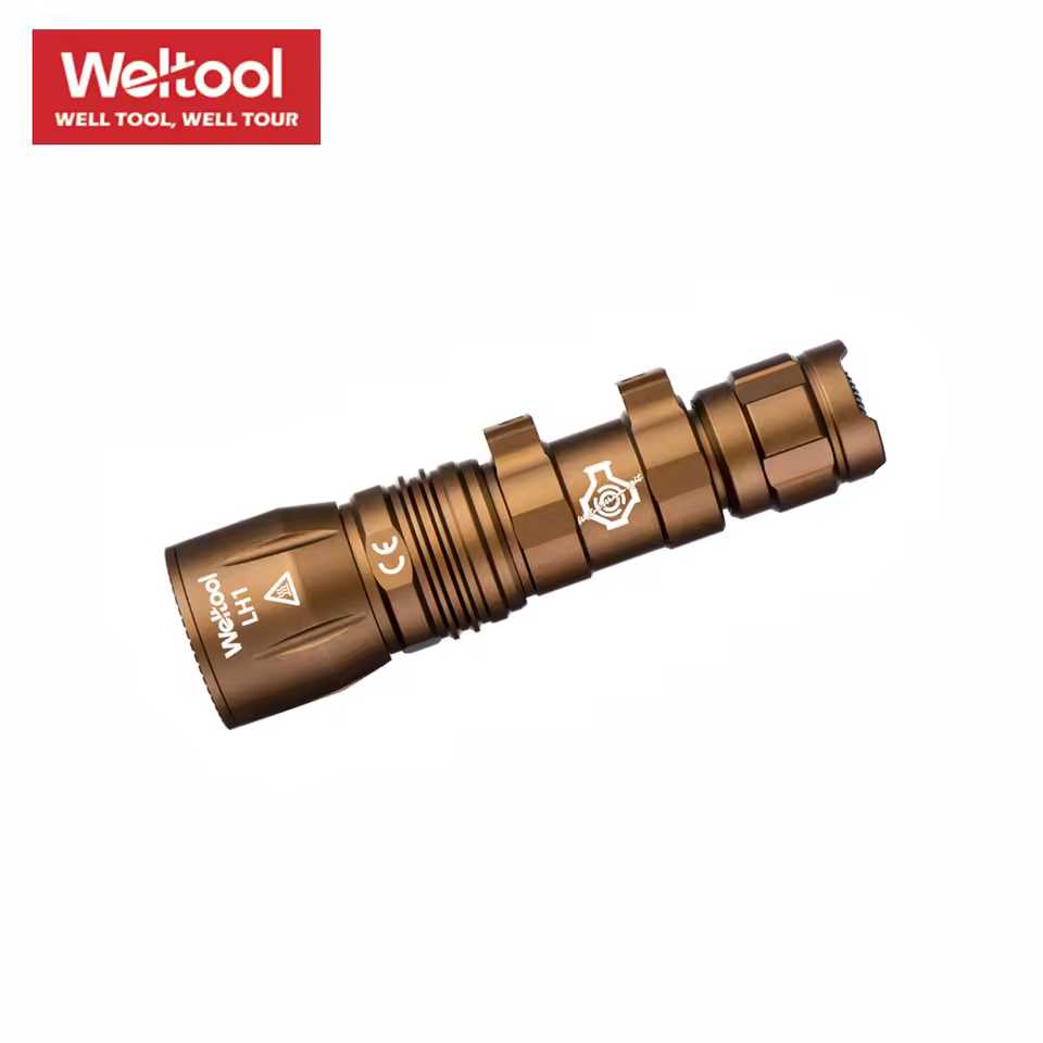 red Weltool W35A White Light LED Mounted Light----Golden