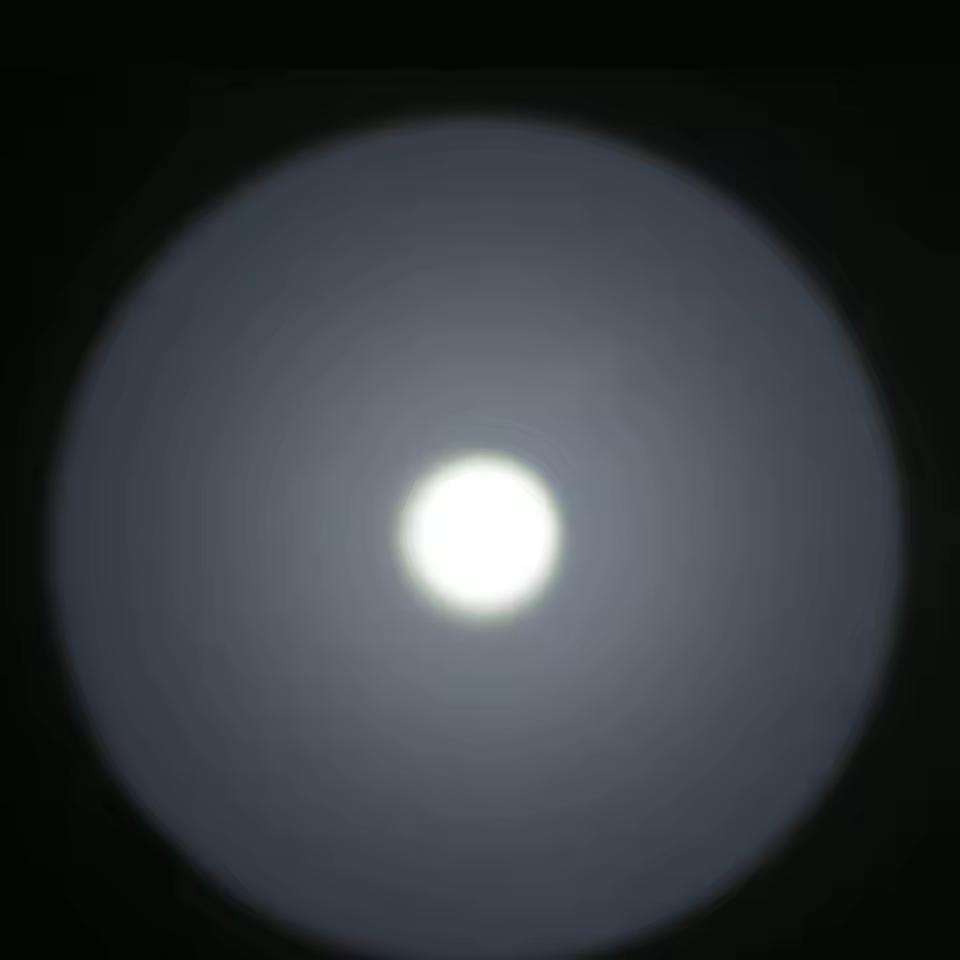 Weltool LH1 686 lumen tactical lamp head, single 89,000 Kendra shot 598 meters---golden