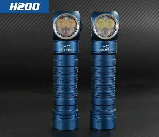SKILHUNT  H200 18650 USB magnetic charging LED Headlamp
