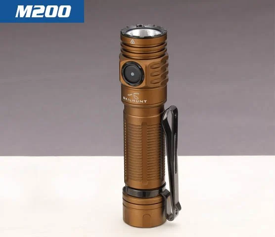 SKILHUNT  M200 V4 1900 Lumens 18650 Magnetic USB Rechargeable LED Flashlight