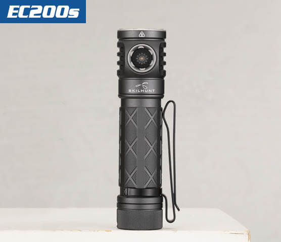 SKILHUNT  EC200S 2100+570 lumens Dual Channel USB-C Rechargeable Powerful EDC flashlight