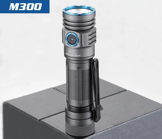 SKILHUNT  M300 V2 3000 Lumens 21700 Magnetic USB Rechargeable LED Flashlight