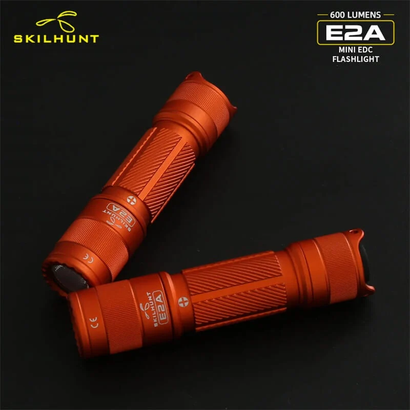 SKILHUNT  E2A 14500 / AA 600 lumens Pocket EDC Mini LED Flashlight