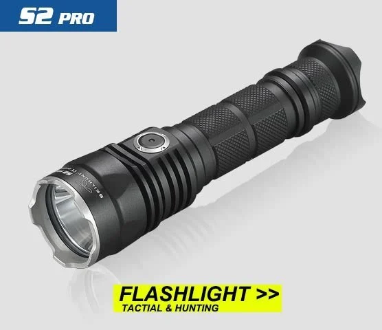 SKILHUNT  S2 pro USB rechargeable tactical flashlight