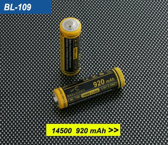 SKILHUNT   BL-109 920mAh 14500 AA Protected Battery