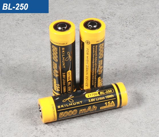 SKILHUNT  BL-250 5000mAh 21700 Li-ion Rechargeable Protected Battery